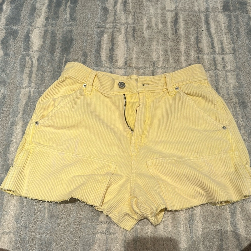 Light yellow shorts from urban outfitters